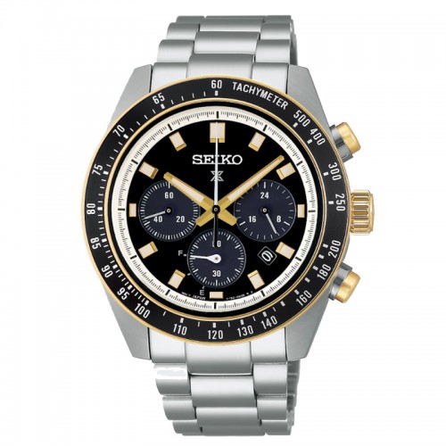 Seiko SSC941P1 Prospex Circuit Race SeiTona Speedtimer Solar Chronograph Stainless Steel Strap