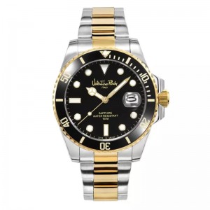 Valentino Rudy VR137-1136 Silver Rosegold Black Sapphire