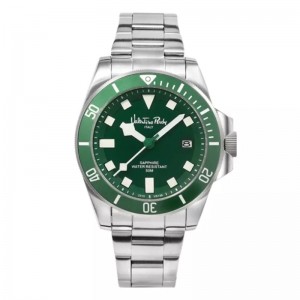 Valentino Rudy VR138-1399 Silver Green Sapphire