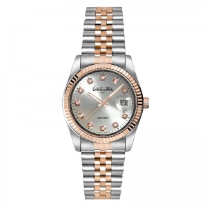 Valentino Rudy VR146-1617 Silver Rosegold White Boy Size