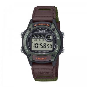 Casio W-220HF-3AVDF Brown Resin