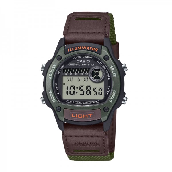 Casio W-220HF-3AVDF Brown Resin
