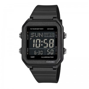 Casio W-221H-1BVDF Black Resin Unisex