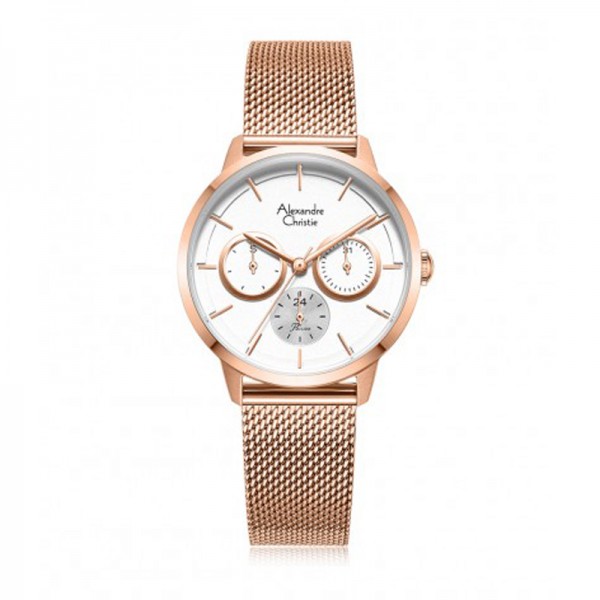 Alexandre Christie AC 2682 Rosegold White BFBRGSL