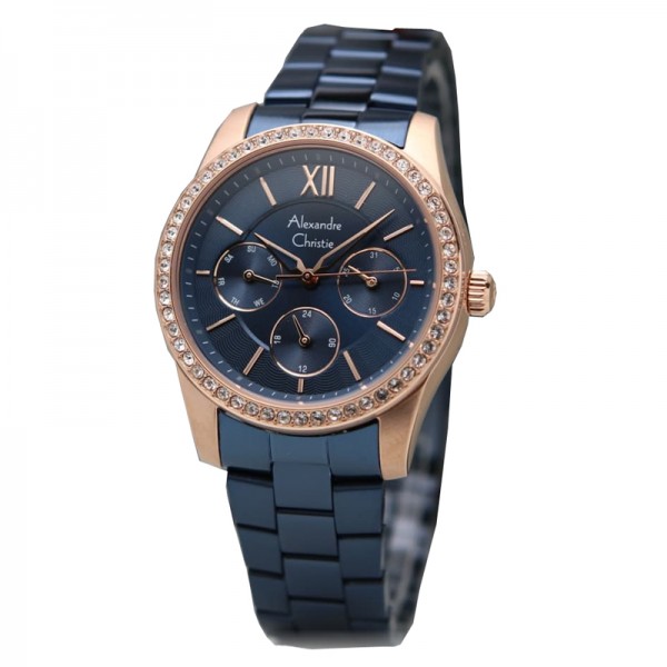 Alexandre Christie AC 2827 Rosegold Blue BFBURBU