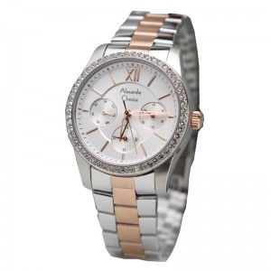 Alexandre Christie AC 2827 Silver Rosegold White BFBTRSL