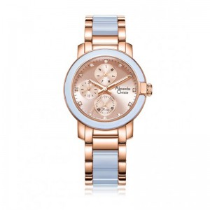 Alexandre Christie AC 2993 Rosegold Light Blue BFBRGLNLB