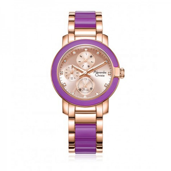 Alexandre Christie AC 2993 Rosegold Dark Purple BFBRGLNPU