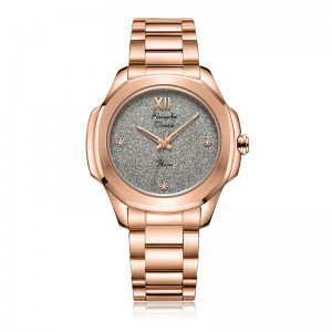 Alexandre Christie AC 2A28 Rosegold Grey Steel LHBRGDG