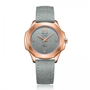 Alexandre Christie AC 2A28 Rosegold Grey Leather LHLRGDG