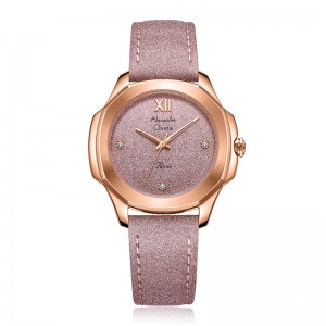 Alexandre Christie AC 2A28 Rosegold Pink Leather LHLRGPN