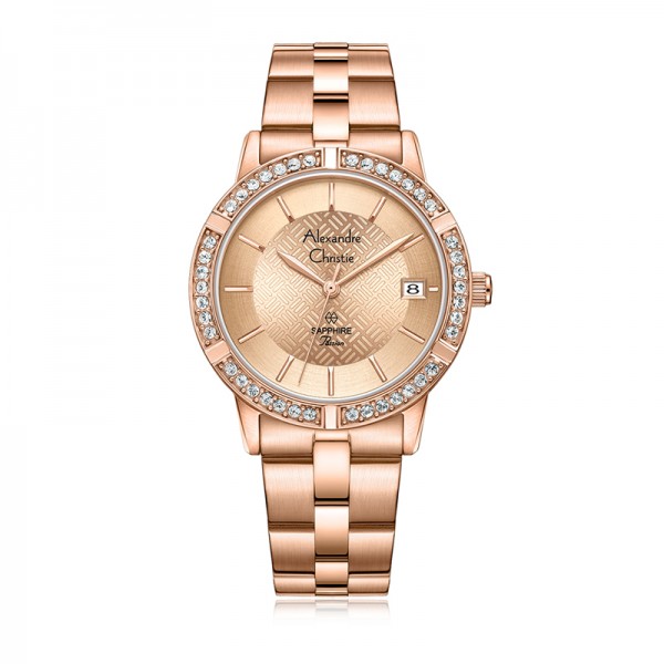 Alexandre Christie AC 2A82 Full Rosegold Lady LDBRGLN