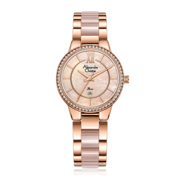 Alexandre Christie AC 2A94 Rosegold Pink Acrylic LDBRGLNPN