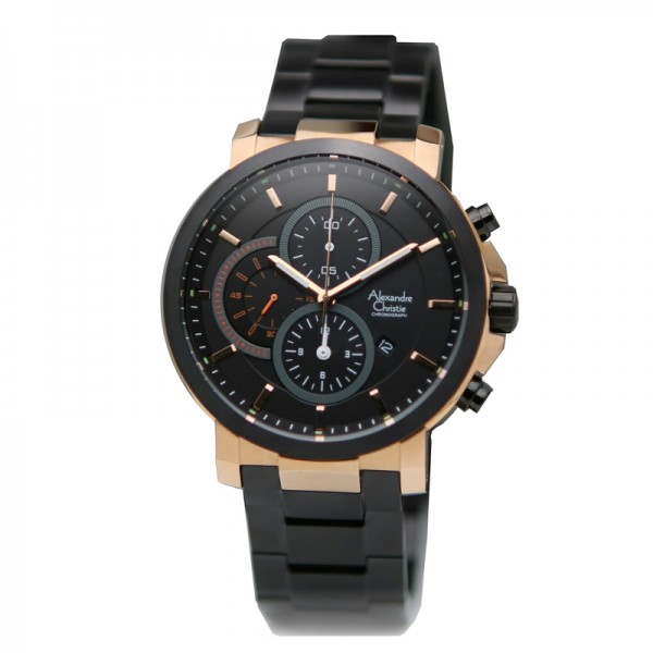 Alexandre Christie AC 6350 Rosegold Black MCBBRBA