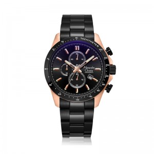 Alexandre Christie AC 6630 Rosegold Black MCBBRBA