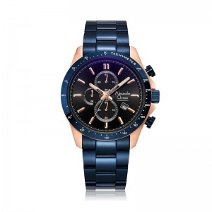 Alexandre Christie AC 6630 Rosegold Blue MCBURBA