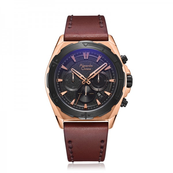 Alexandre Christie AC 6664 Rosegold Brown MCLBRBA