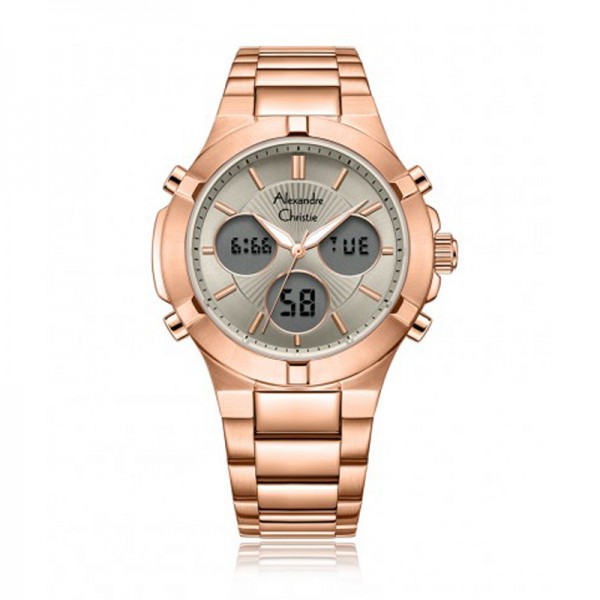 Alexandre Christie AC 9400 Rosegold Light Grey Steel LHBRGLG