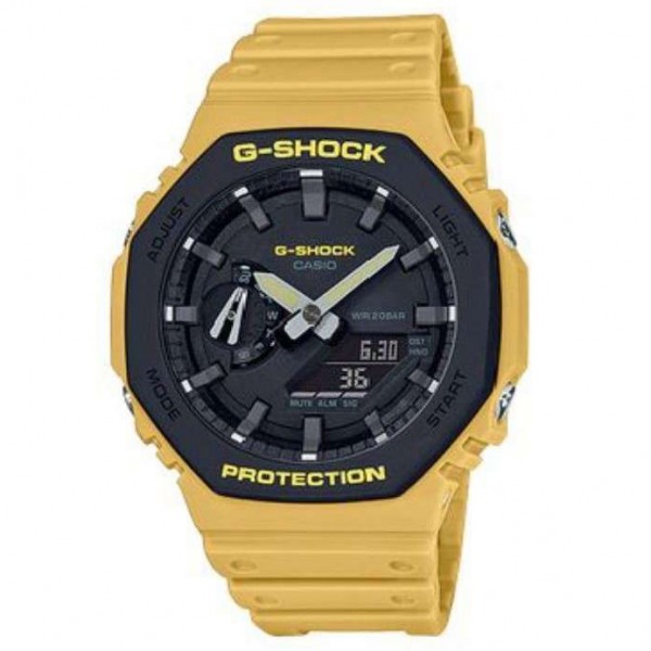 CASIO G SHOCK GA-2110SU-9ADR BLACK YELLOW