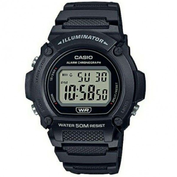 CASIO W-219H-1AVDF FULL BLACK