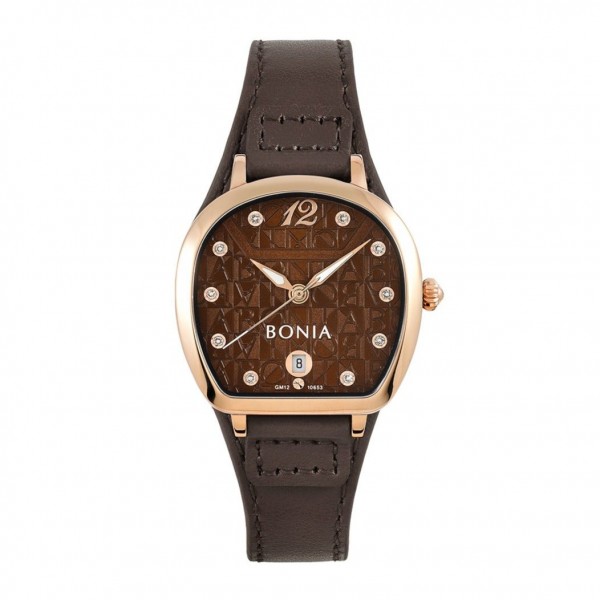 Bonia BNB10653-2547 Rosegold Brown