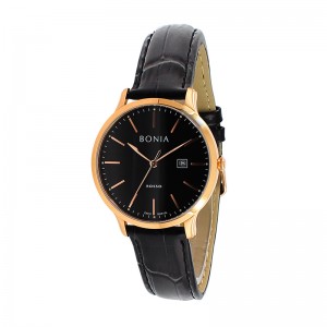 Bonia BR174-2532 Rosegold Black Lady