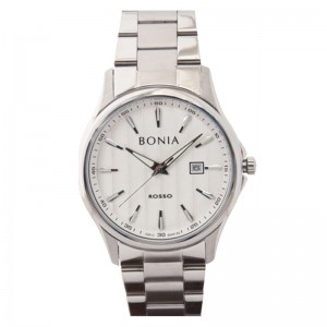 Bonia BR182-1312 Silver White Man