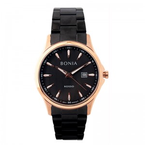 Bonia BR182-2532 Rosegold Black Lady