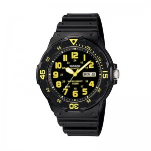 Casio MRW-200H-9BVDF Black Yellow
