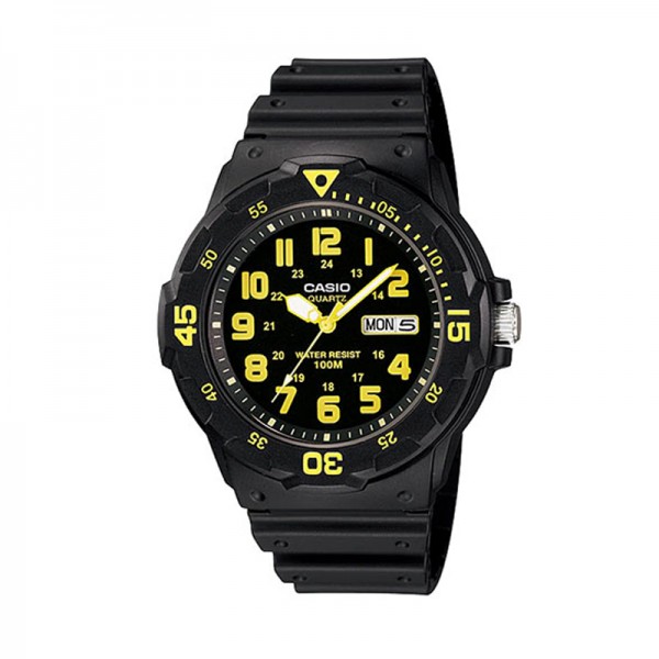 Casio MRW-200H-9BVDF Black Yellow