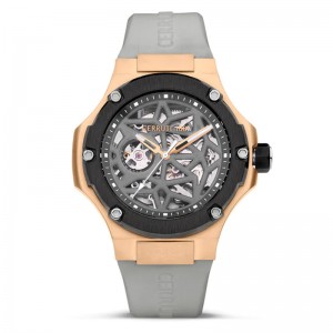 Cerruti 1881 CIWGR0007106 Lucardo Rosegold Grey Rubber Automatic