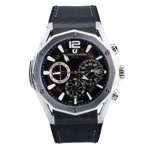 Charles Jourdan CJ1101-1335C Silver Black Rubber