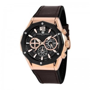 Charles Jourdan CJ1101-1535C Rosegold Black Rubber