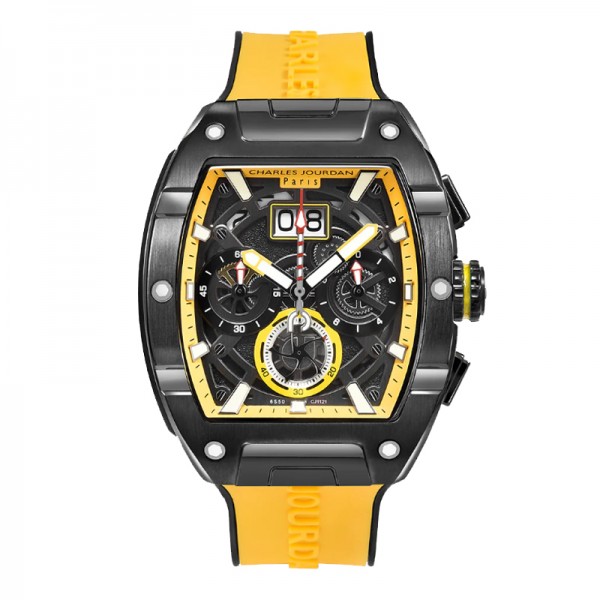 Charles Jourdan CJ1121-1722C Black Yellow Ultra