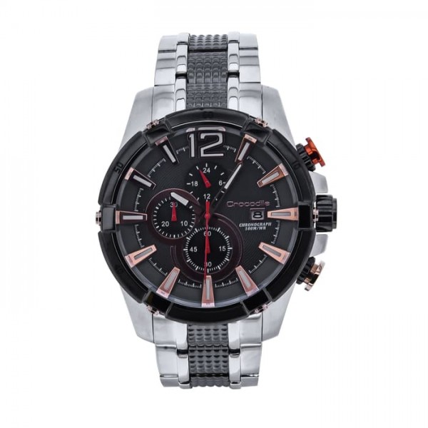 Crocodile CM-029H12E Silver Black