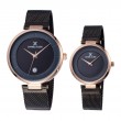 Daniel Klein DK11917-5 Rosegold Black Couple