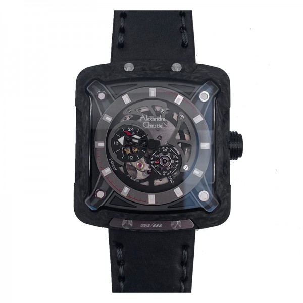 Alexandre Christie AC 3030 Full Black Automatic Carbon Limited Edition 888 pcs