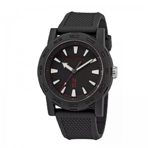Nautica NAPATF203 Black Rubber