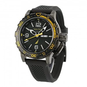 Nautica NAPGLF115 Grey Black Rubber