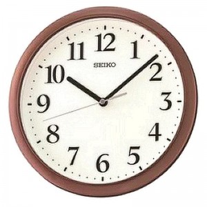 Jam Dinding Seiko QHA005B Brown Ring