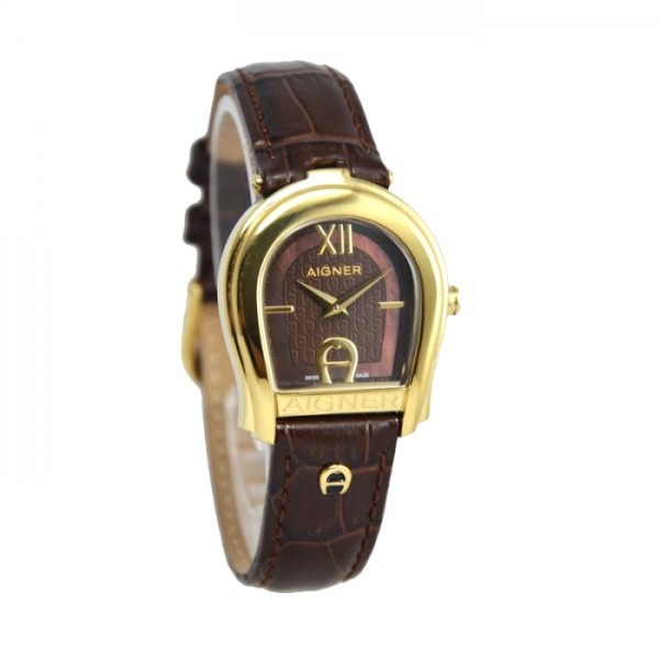 Aigner A24224C Gold Brown Leather