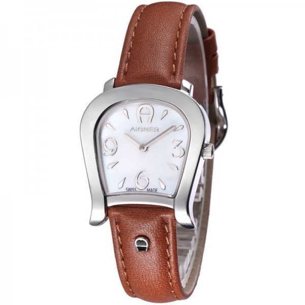 Aigner A46202 Silver Brown Lady