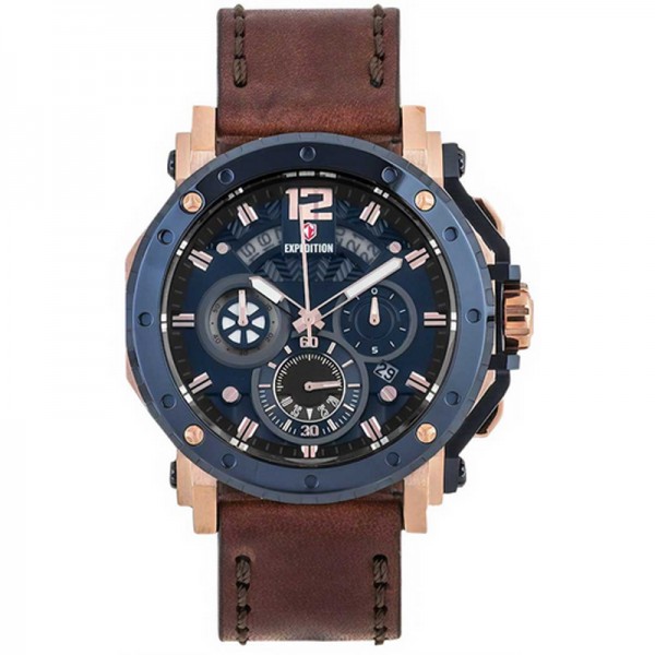 Expedition 6402 Rosegold Blue Leather MCLURBU