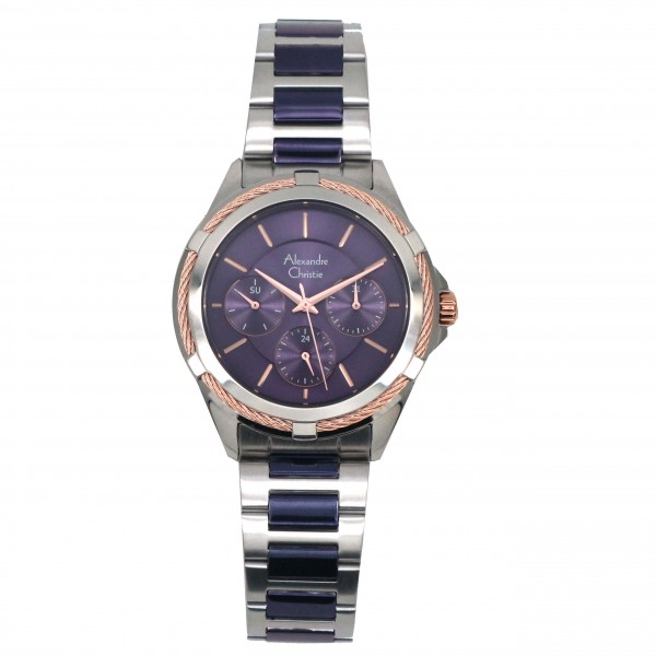 Alexandre Christie AC 2841 Silver Purple BFBTLPU