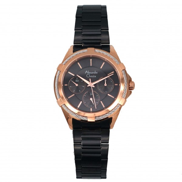 Alexandre Christie AC 2841 Rosegold Black BFBBRBA