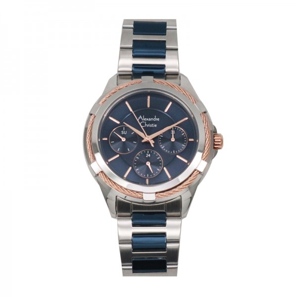 Alexandre Christie AC 2841 Silver Blue BFBTUBU