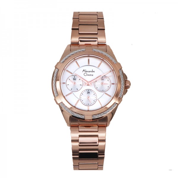 Alexandre Christie AC 2841 Rosegold White BFBRGSL