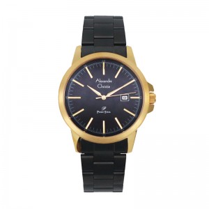 Alexandre Christie AC 1008 Gold Black Steel Man MDBEGGR