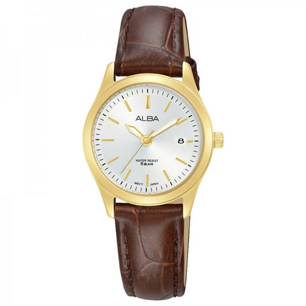 Alba AH7CG4 Gold Brown Leather Lady