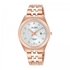 Alba AH7T44X1 AH7T44 Rosegold White Lady